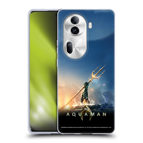 Aquaman Movie Posters Trident of Atlan Soft Gel Case for OPPO Reno11 Pro