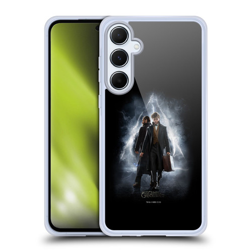 Fantastic Beasts The Crimes Of Grindelwald Key Art Newt & Albus Poster Soft Gel Case for Samsung Galaxy A55 5G