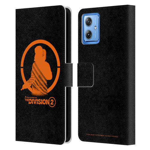 Tom Clancy's The Division 2 Characters Female Agent Leather Book Wallet Case Cover For Motorola Moto G54 5G