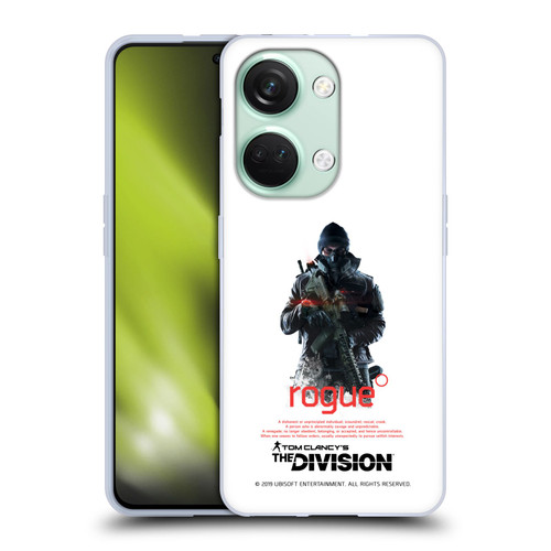 Tom Clancy's The Division Dark Zone Rouge 2 Soft Gel Case for OnePlus Nord 3 5G