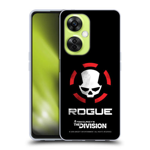 Tom Clancy's The Division Dark Zone Rouge Logo Soft Gel Case for OnePlus Nord CE 3 Lite 5G