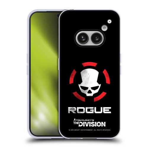 Tom Clancy's The Division Dark Zone Rouge Logo Soft Gel Case for Nothing Phone (2a)