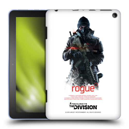 Tom Clancy's The Division Dark Zone Rouge 2 Soft Gel Case for Amazon Fire HD 8/Fire HD 8 Plus 2020