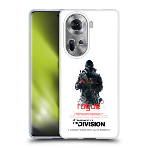 Tom Clancy's The Division Dark Zone Rouge 2 Soft Gel Case for OPPO Reno11