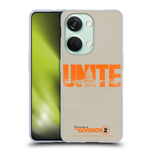 Tom Clancy's The Division 2 Key Art Unite Soft Gel Case for OnePlus Nord 3 5G