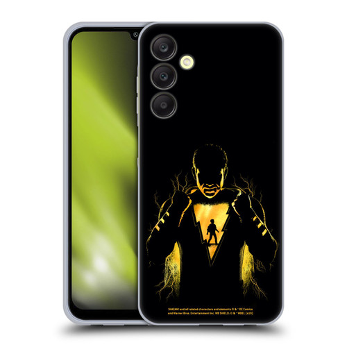 Shazam! 2019 Movie Character Art Lightning Silhouette Soft Gel Case for Samsung Galaxy A25 5G
