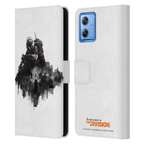 Tom Clancy's The Division Factions Last Man Batallion Leather Book Wallet Case Cover For Motorola Moto G54 5G