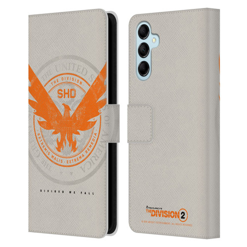 Tom Clancy's The Division 2 Key Art Phoenix US Seal Leather Book Wallet Case Cover For Samsung Galaxy M14 5G