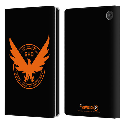 Tom Clancy's The Division 2 Logo Art Phoenix Leather Book Wallet Case Cover For Amazon Fire 7 2022