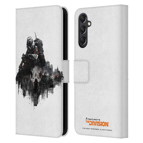 Tom Clancy's The Division Factions Last Man Batallion Leather Book Wallet Case Cover For Samsung Galaxy A24 4G / M34 5G