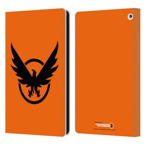 Tom Clancy's The Division 2 Logo Art Phoenix 2 Leather Book Wallet Case Cover For Amazon Fire HD 8/Fire HD 8 Plus 2020