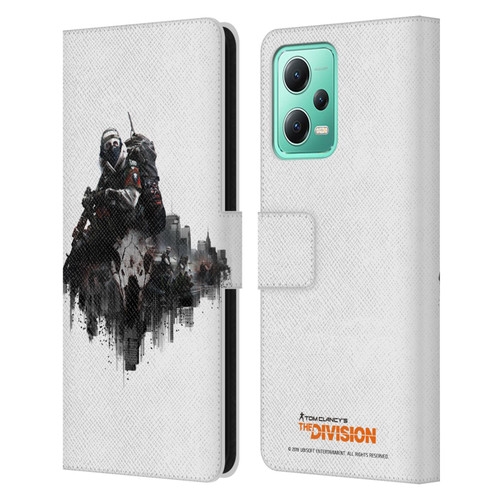 Tom Clancy's The Division Factions Last Man Batallion Leather Book Wallet Case Cover For Xiaomi Redmi Note 12 5G