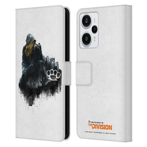 Tom Clancy's The Division Factions Rioters Leather Book Wallet Case Cover For Xiaomi Redmi Note 12T