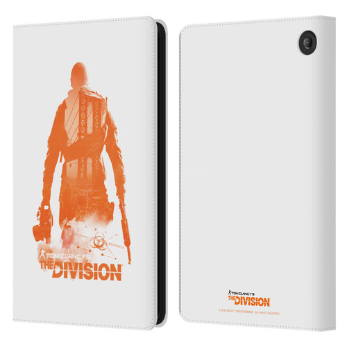 Tom Clancy's The Division Key Art Character 3 Leather Book Wallet Case Cover For Amazon Fire 7 2022