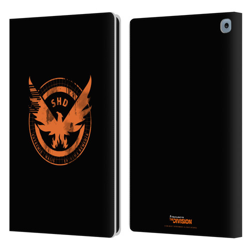 Tom Clancy's The Division Key Art Logo Black Leather Book Wallet Case Cover For Amazon Fire HD 10 / Plus 2021