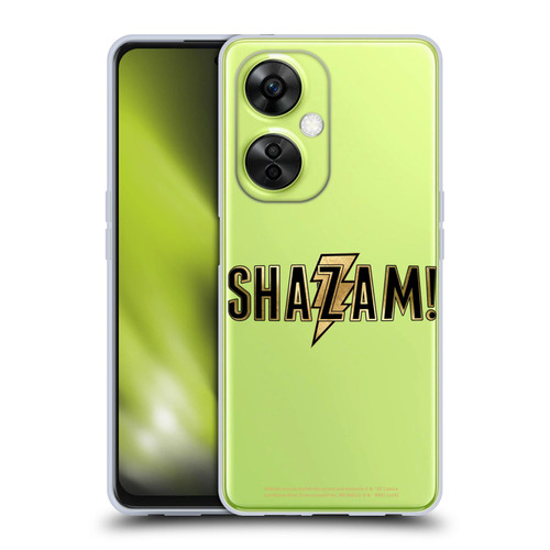Shazam! 2019 Movie Logos Gold Soft Gel Case for OnePlus Nord CE 3 Lite 5G