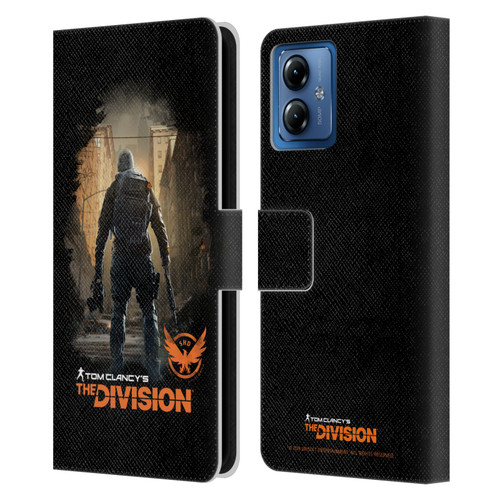 Tom Clancy's The Division Key Art Character 2 Leather Book Wallet Case Cover For Motorola Moto G14