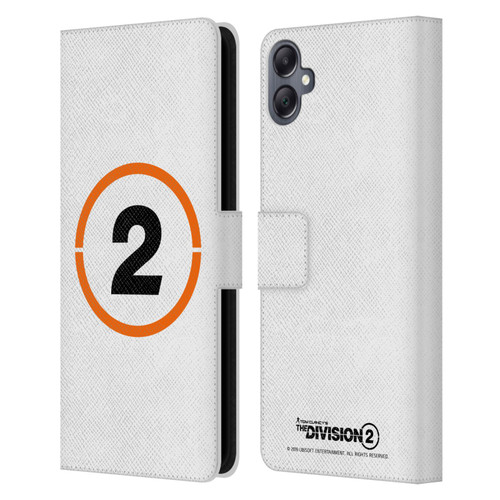 Tom Clancy's The Division 2 Logo Art Ring 2 Leather Book Wallet Case Cover For Samsung Galaxy A05