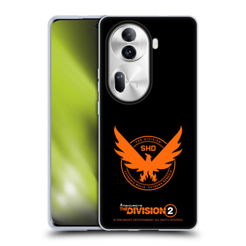 Tom Clancy's The Division 2 Logo Art Phoenix Soft Gel Case for OPPO Reno11 Pro