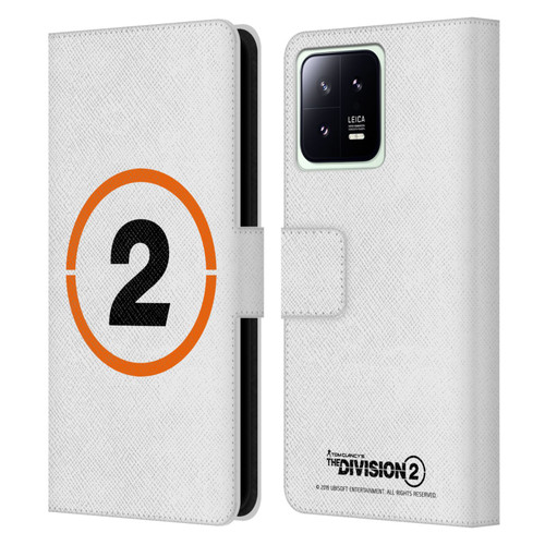 Tom Clancy's The Division 2 Logo Art Ring 2 Leather Book Wallet Case Cover For Xiaomi 13 5G