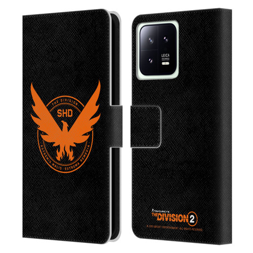 Tom Clancy's The Division 2 Logo Art Phoenix Leather Book Wallet Case Cover For Xiaomi 13 5G