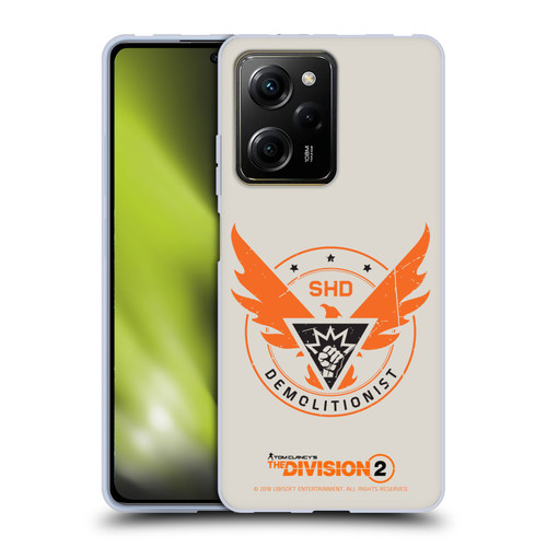 Tom Clancy's The Division 2 Logo Art Demolitionist Soft Gel Case for Xiaomi Redmi Note 12 Pro 5G