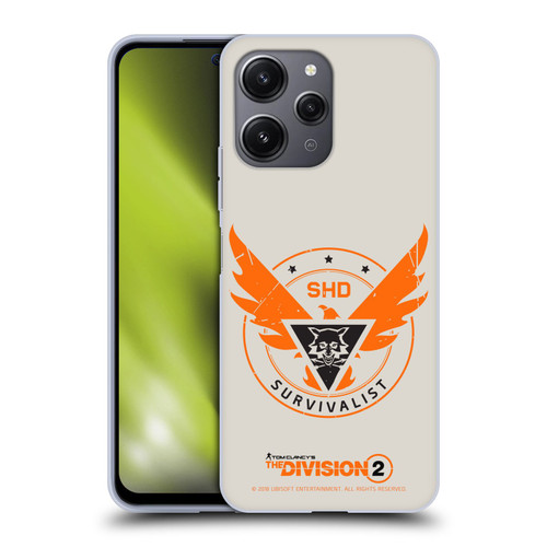 Tom Clancy's The Division 2 Logo Art Survivalist Soft Gel Case for Xiaomi Redmi 12