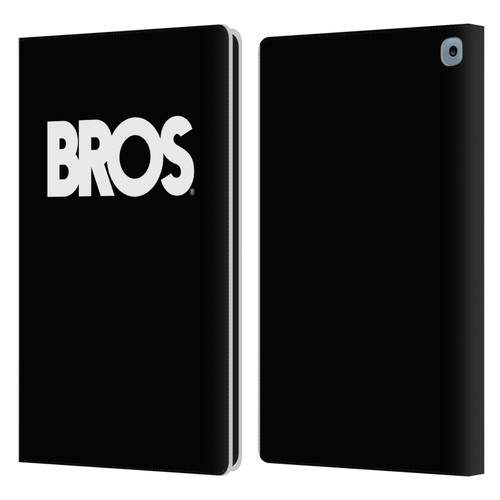 BROS Logo Art Text Leather Book Wallet Case Cover For Amazon Fire HD 10 / Plus 2021