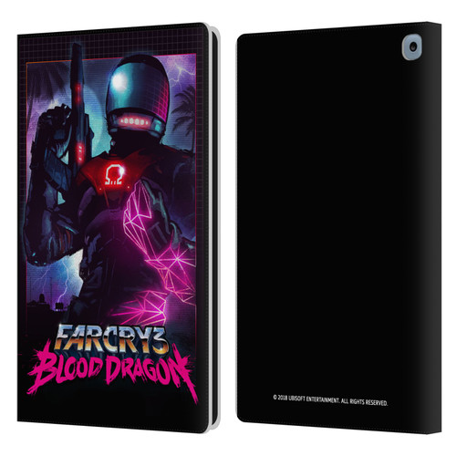 Far Cry 3 Blood Dragon Key Art Omega Leather Book Wallet Case Cover For Amazon Fire HD 10 / Plus 2021