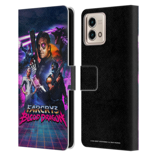 Far Cry 3 Blood Dragon Key Art Cover Leather Book Wallet Case Cover For Motorola Moto G Stylus 5G 2023