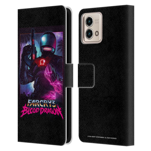 Far Cry 3 Blood Dragon Key Art Omega Leather Book Wallet Case Cover For Motorola Moto G Stylus 5G 2023