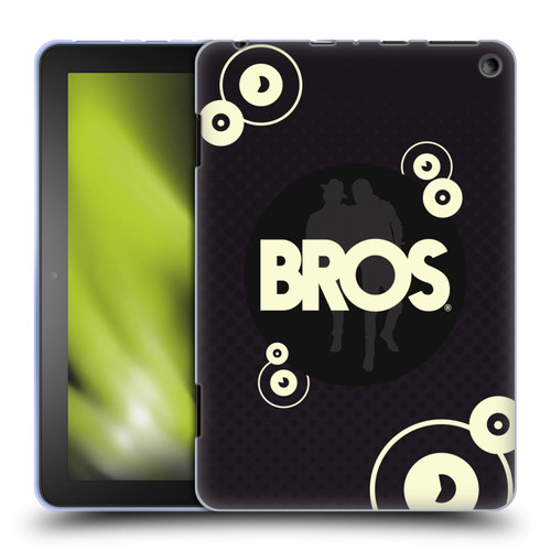 BROS Logo Art Retro Soft Gel Case for Amazon Fire HD 8/Fire HD 8 Plus 2020