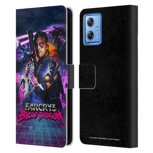Far Cry 3 Blood Dragon Key Art Cover Leather Book Wallet Case Cover For Motorola Moto G54 5G