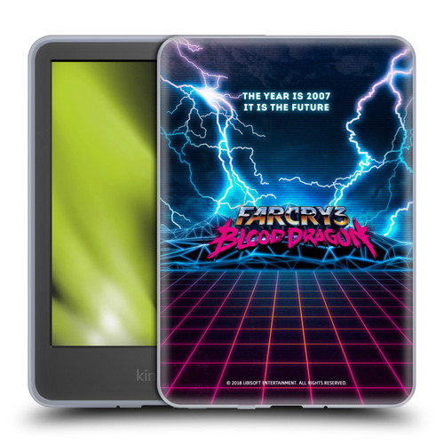 Far Cry 3 Blood Dragon Key Art Logo Soft Gel Case for Amazon Kindle 11th Gen 6in 2022