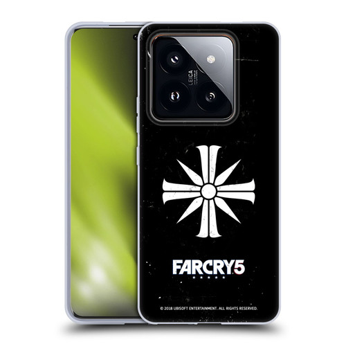 Far Cry 5 Key Art And Logo Distressed Look Cult Emblem Soft Gel Case for Xiaomi 14 Pro