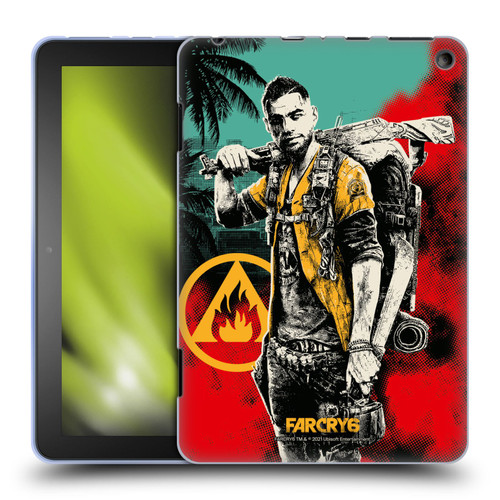 Far Cry 6 Graphics Male Dani Rojas Soft Gel Case for Amazon Fire HD 8/Fire HD 8 Plus 2020