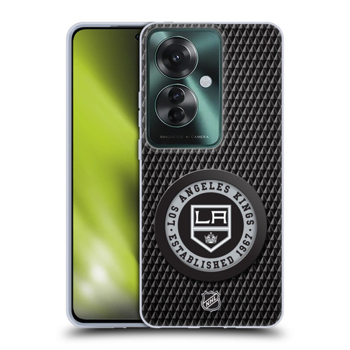 NHL Los Angeles Kings Puck Texture Soft Gel Case for OPPO Reno11 F 5G / F25 Pro 5G