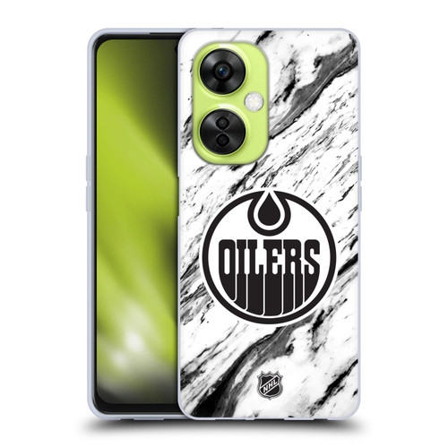 NHL Edmonton Oilers Marble Soft Gel Case for OnePlus Nord CE 3 Lite 5G