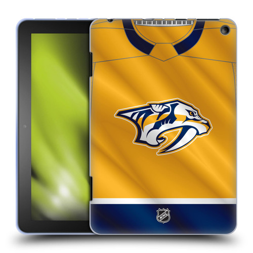 NHL Nashville Predators Jersey Soft Gel Case for Amazon Fire HD 8/Fire HD 8 Plus 2020