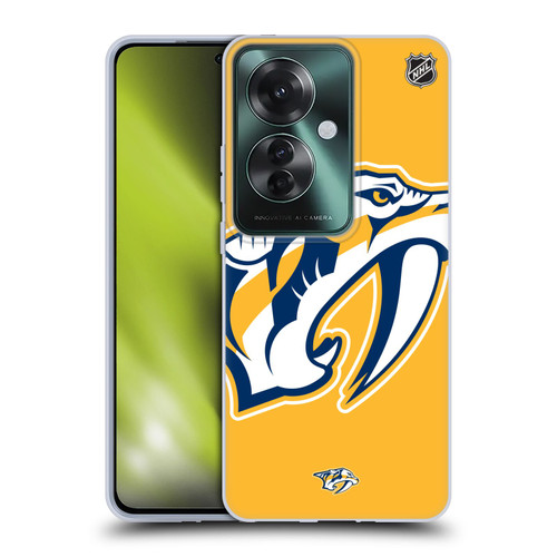 NHL Nashville Predators Oversized Soft Gel Case for OPPO Reno11 F 5G / F25 Pro 5G