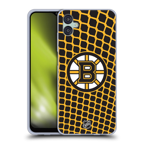 NHL Boston Bruins Net Pattern Soft Gel Case for Samsung Galaxy M04 5G / A04e