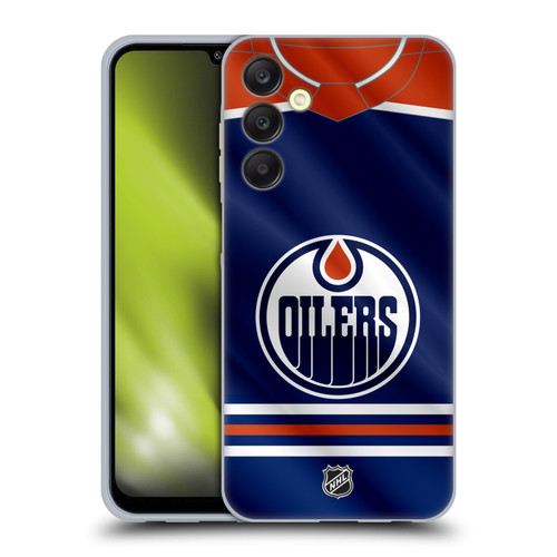 NHL Edmonton Oilers Jersey Soft Gel Case for Samsung Galaxy A25 5G