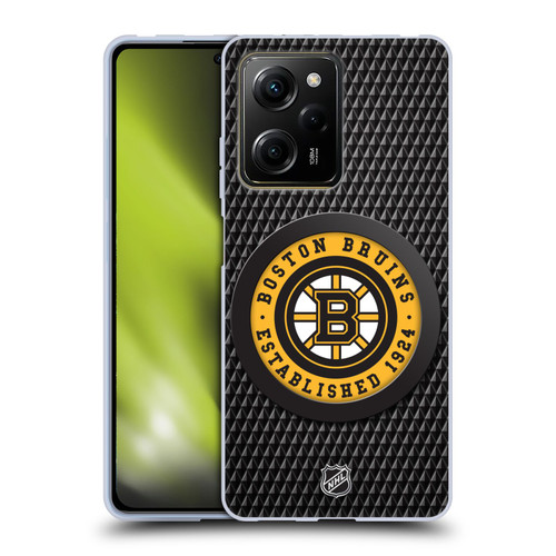 NHL Boston Bruins Puck Texture Soft Gel Case for Xiaomi Redmi Note 12 Pro 5G
