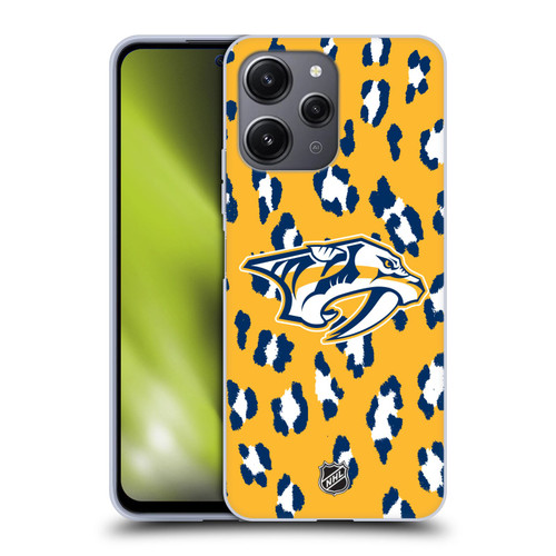 NHL Nashville Predators Leopard Pattern Soft Gel Case for Xiaomi Redmi 12
