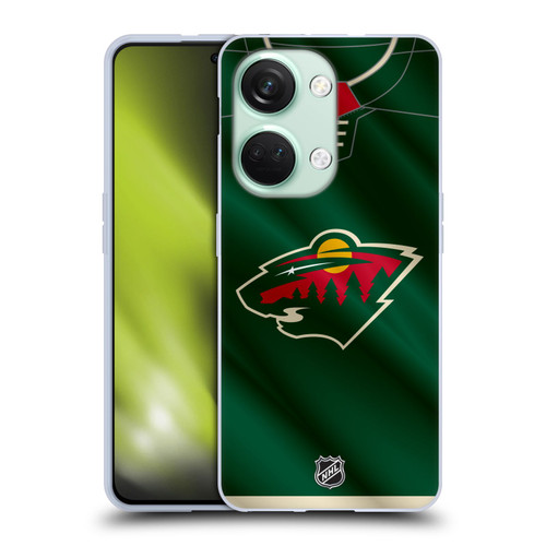 NHL Minnesota Wild Jersey Soft Gel Case for OnePlus Nord 3 5G
