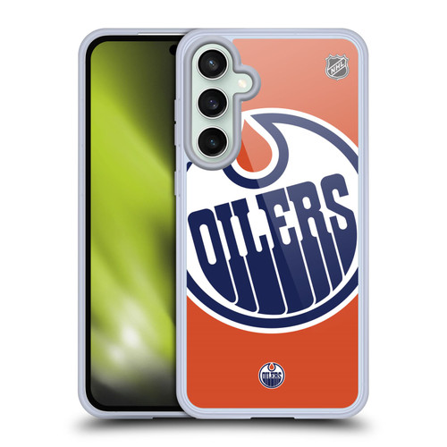 NHL Edmonton Oilers Oversized Soft Gel Case for Samsung Galaxy S23 FE 5G