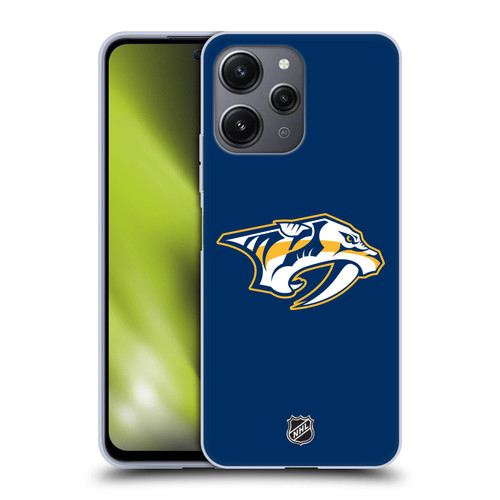 NHL Nashville Predators Plain Soft Gel Case for Xiaomi Redmi 12