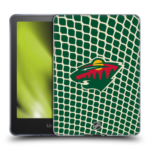 NHL Minnesota Wild Net Pattern Soft Gel Case for Amazon Kindle Paperwhite 5 (2021)