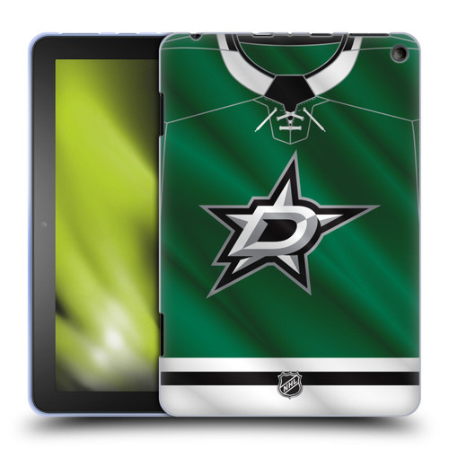 NHL Dallas Stars Jersey Soft Gel Case for Amazon Fire HD 8/Fire HD 8 Plus 2020