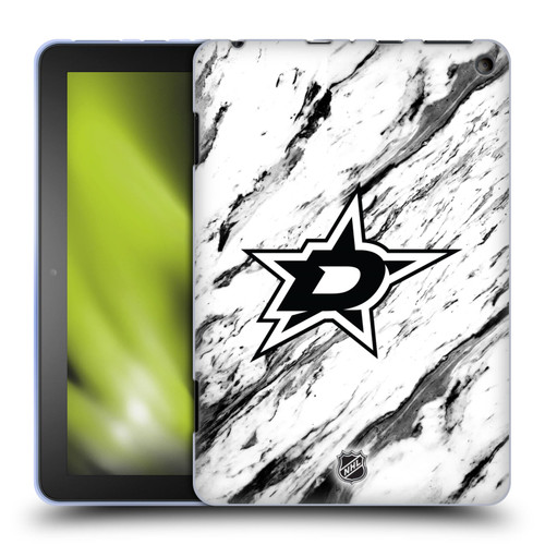 NHL Dallas Stars Marble Soft Gel Case for Amazon Fire HD 8/Fire HD 8 Plus 2020